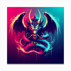 Dragon Design Canvas Print
