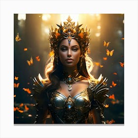 Elven Warrior Canvas Print