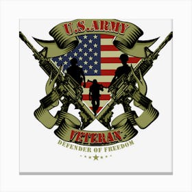 Us Army Veteran Canvas Print