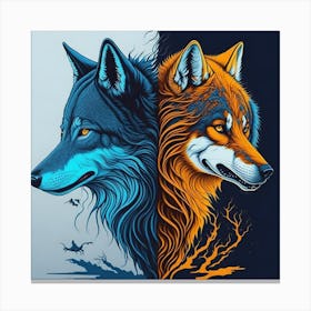 Wolf 3 Canvas Print
