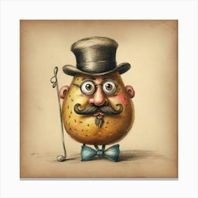 Potato Head 4 Canvas Print