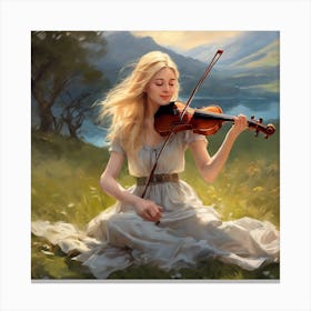 Violinist 7 Canvas Print