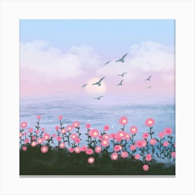 Pink Flowers Canvas Print