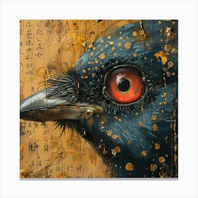 Bird With Red Eyes Canvas Print