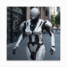 Futuristic Woman 48 Canvas Print