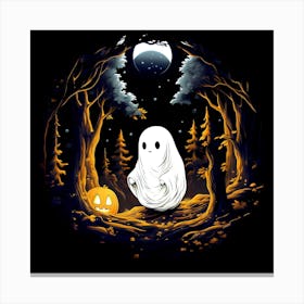 Ghost In The Woods Canvas Print