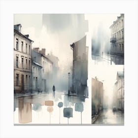 Rainy Morning (1) Canvas Print