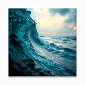 Big Ocean Wave Stampe su tela