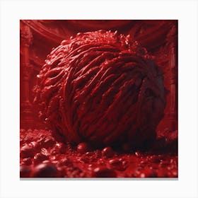 Red Ball Canvas Print