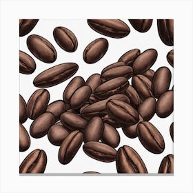 Coffee Beans 241 Canvas Print