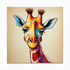 Giraffe Canvas Print 22 Canvas Print