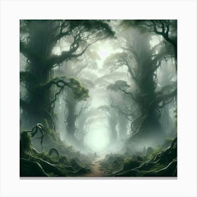 Fantasy Forest 3 Canvas Print