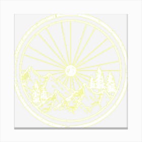 Mountain Bike Mtb Cycling Bicycle Biking Gift Canvas Print