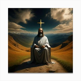 Jesus Six Canvas Print