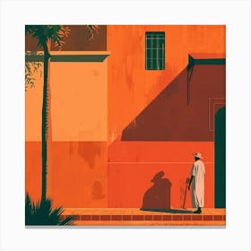 Morocco Street Scene Canvas Print