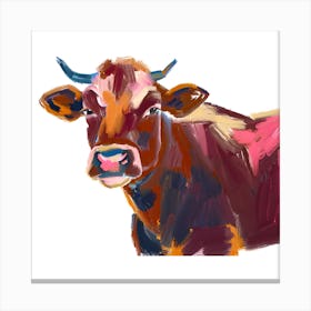 Angus Cow 01 1 Canvas Print
