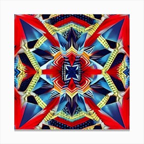 Abstract Psychedelic Art 1 Canvas Print