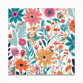 Floral Pattern 1 Canvas Print