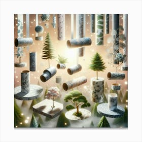 Green Trees Canvas Print