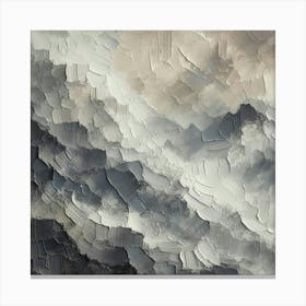 Abstract Of Clouds Canvas Print