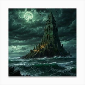 Twilight Tower Canvas Print