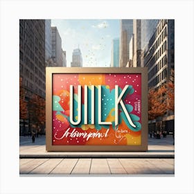 A Digital Design Of A Contemporary Appreciation Sign Written With Sprinklings Of Bold Typography O (2) Canvas Print