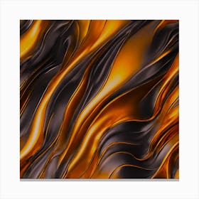 The Beauty In Burning Metals Canvas Print