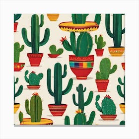 Mexican Cactus 58 Canvas Print