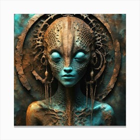 Alien relic Canvas Print