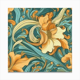 Floral Pattern Canvas Print