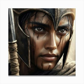 Woman With A Sword Canvas Print