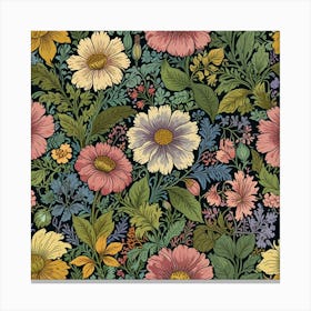 Floral artwork Canvas Print