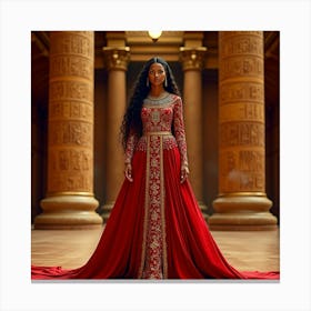 Egyptian Bride 4 Canvas Print