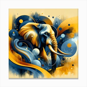 Elephant 01 Canvas Print
