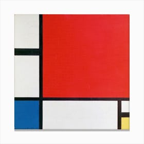 Composition With Red, Blue, And Yellow (1930), 1, Piet Mondrian Canvas Print