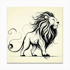 Lion Tattoo Canvas Print