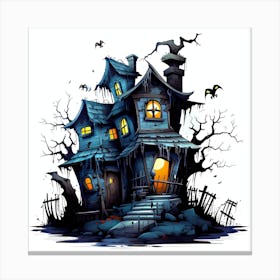 Haunted House Canvas Print