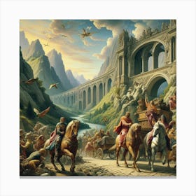 Kings Of Egypt Canvas Print