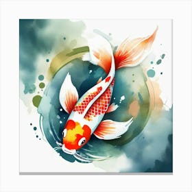 Koi Fish 2 Canvas Print