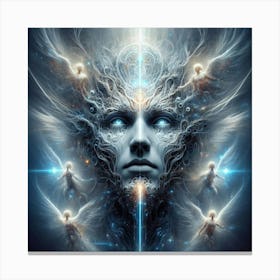 Cyber Angel Canvas Print