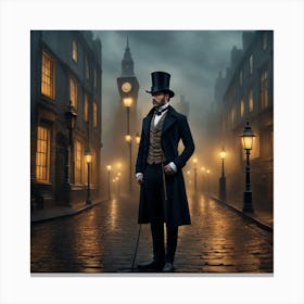 Victoria Street Sherlock Holmes Canvas Print