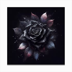 Black Rose Canvas Print