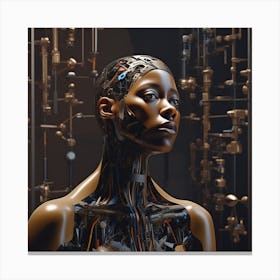 Futuristic Woman 47 Canvas Print