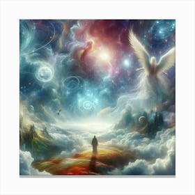 Angel In The Sky 5 Canvas Print