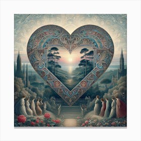 Heart Of Gold 1 Canvas Print