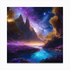 Landscape Painting Canvas Print