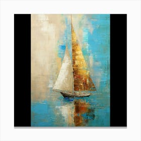 Sailboat Painting Canvas Print