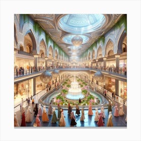 Mall In Dubai 1 Canvas Print