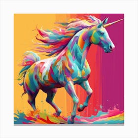 Unicorn Painting Canvas Print