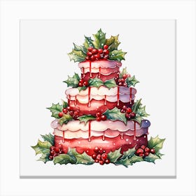Christmas Cake 1 Canvas Print